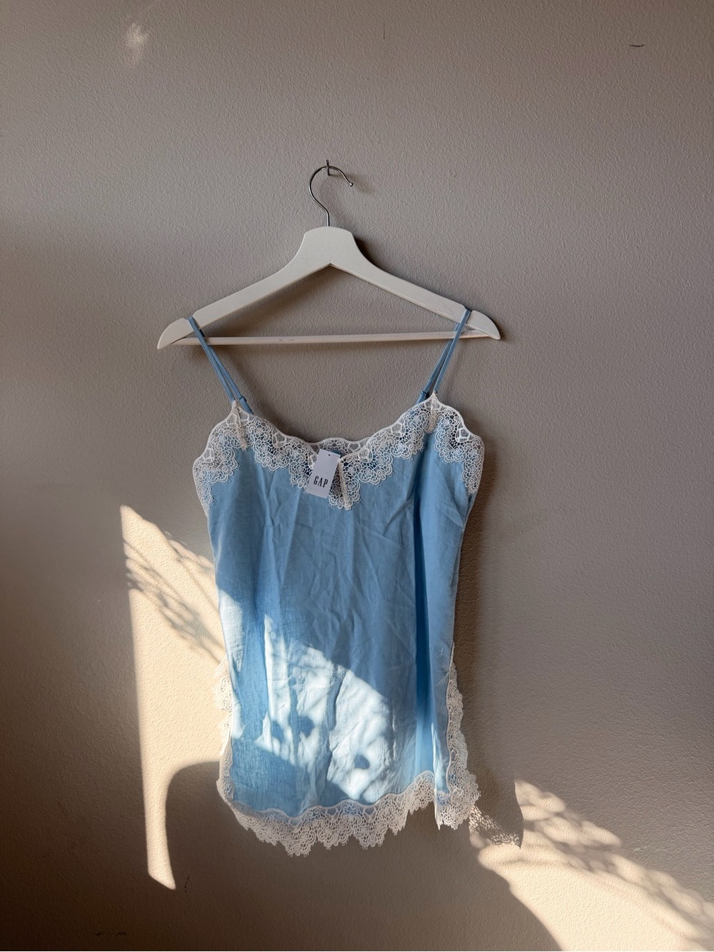 GAP Sky Blue Lace-Trim Set